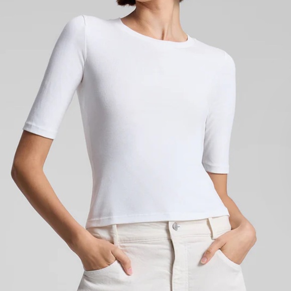 A.L.C. Rory Rib Tee $135 - Picture 1 of 6